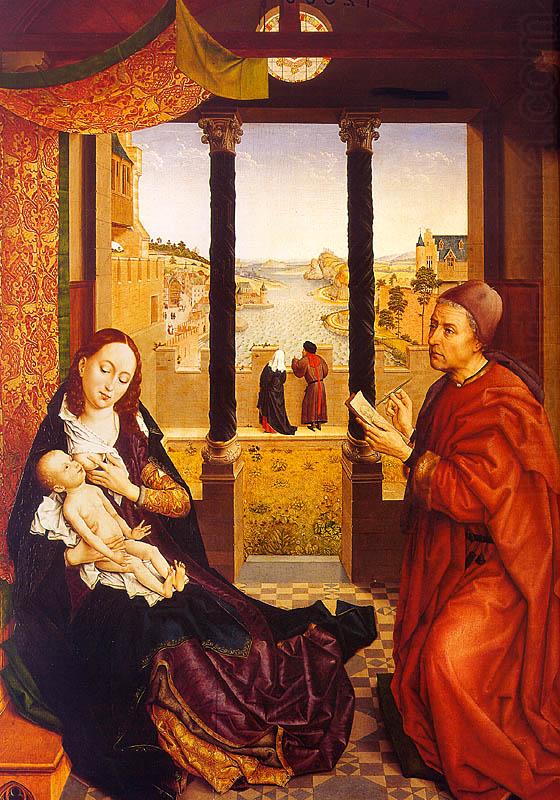 WEYDEN, Rogier van der St. Luke Painting the Virgin  Child china oil painting image